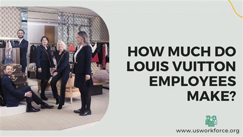 how much do lv employees make|louis vuitton model salary.